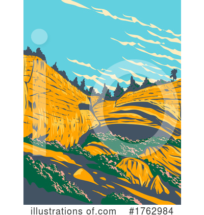 Yellowstone Clipart #1762984 by patrimonio