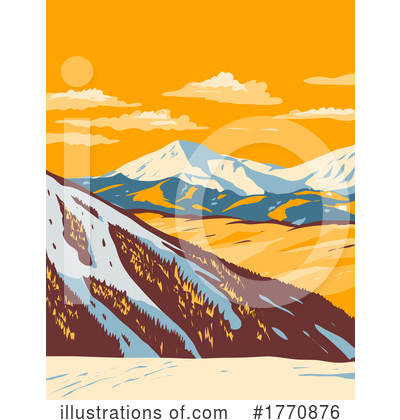 Ski Resort Clipart #1770876 by patrimonio