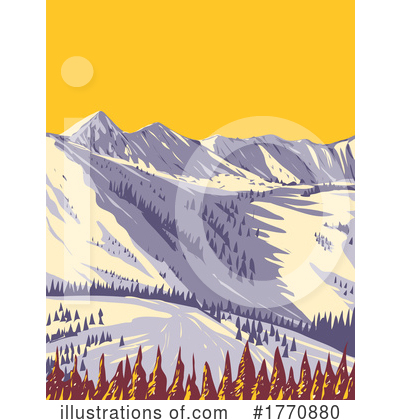 Rocky Mountains Clipart #1770880 by patrimonio