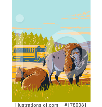 Bison Clipart #1780081 by patrimonio