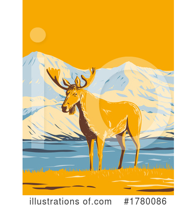 Elk Clipart #1780086 by patrimonio