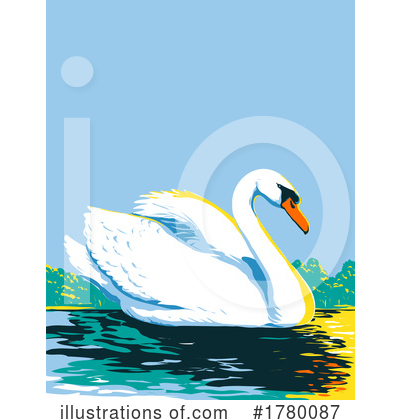 Swan Clipart #1780087 by patrimonio