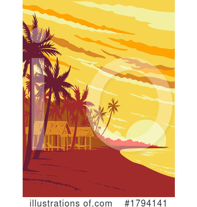 Tropics Clipart #1794141 by patrimonio