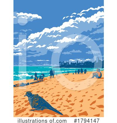 Beach Clipart #1794147 by patrimonio