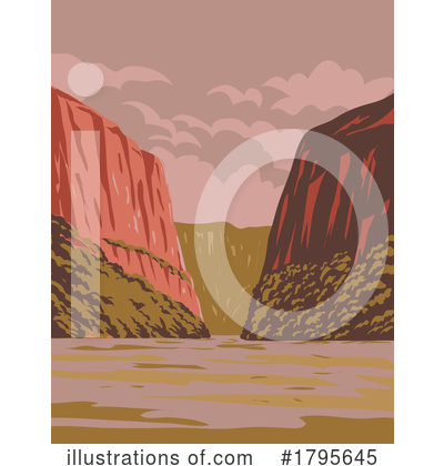 Canyon Clipart #1795645 by patrimonio