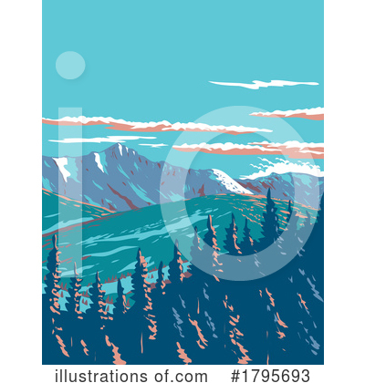 Ski Resort Clipart #1795693 by patrimonio