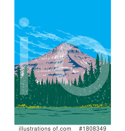 Rocky Mountains Clipart #1808349 by patrimonio