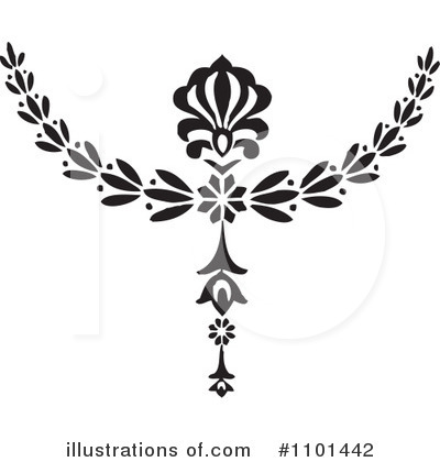 Royalty-Free (RF) Wreath Clipart Illustration by BestVector - Stock Sample #1101442