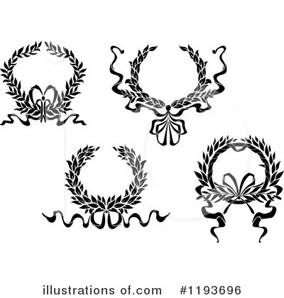 Royalty-Free (RF) Wreath Clipart Illustration by Vector Tradition SM - Stock Sample #1193696