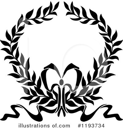 Royalty-Free (RF) Wreath Clipart Illustration by Vector Tradition SM - Stock Sample #1193734