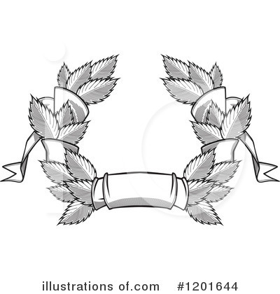 Royalty-Free (RF) Wreath Clipart Illustration by Vector Tradition SM - Stock Sample #1201644