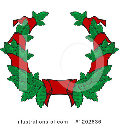 Royalty-Free (RF) Wreath Clipart Illustration by Vector Tradition SM - Stock Sample #1202836
