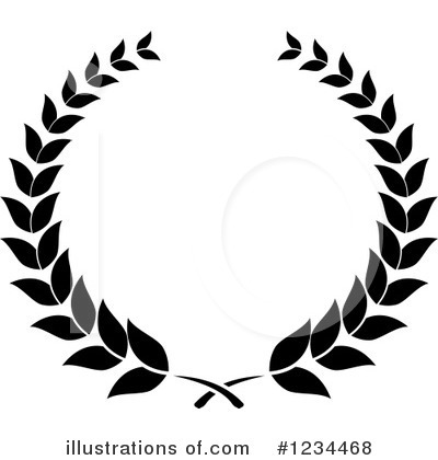 Royalty-Free (RF) Wreath Clipart Illustration by Vector Tradition SM - Stock Sample #1234468
