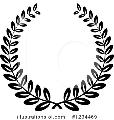Royalty-Free (RF) Wreath Clipart Illustration by Vector Tradition SM - Stock Sample #1234469