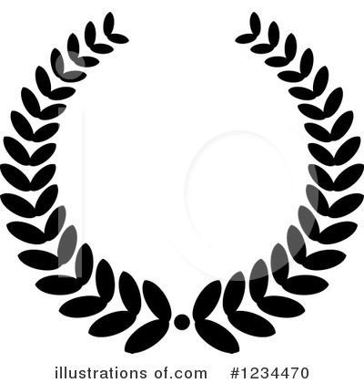 Royalty-Free (RF) Wreath Clipart Illustration by Vector Tradition SM - Stock Sample #1234470