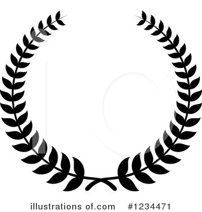 Royalty-Free (RF) Wreath Clipart Illustration by Vector Tradition SM - Stock Sample #1234471