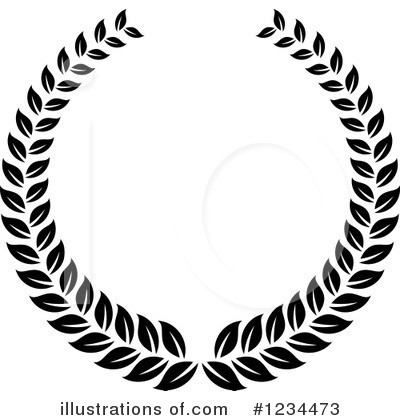 Royalty-Free (RF) Wreath Clipart Illustration by Vector Tradition SM - Stock Sample #1234473