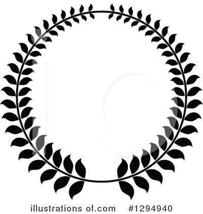 Laurel Wreath Clipart #1294940 by Vector Tradition SM