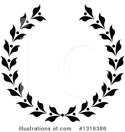Royalty-Free (RF) Wreath Clipart Illustration by KJ Pargeter - Stock Sample #1316386