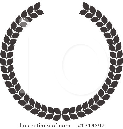 Royalty-Free (RF) Wreath Clipart Illustration by KJ Pargeter - Stock Sample #1316397
