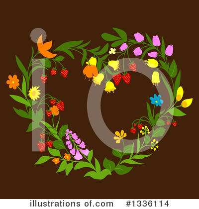Royalty-Free (RF) Wreath Clipart Illustration by Vector Tradition SM - Stock Sample #1336114