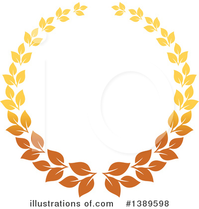 Royalty-Free (RF) Wreath Clipart Illustration by Vector Tradition SM - Stock Sample #1389598