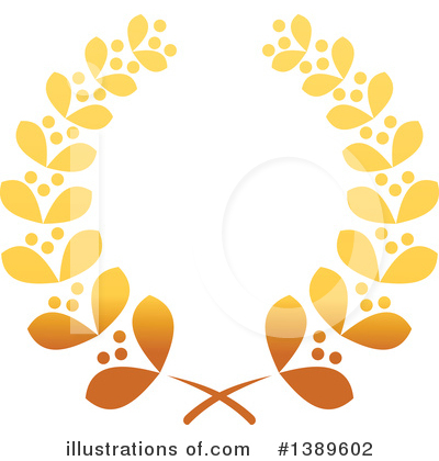 Royalty-Free (RF) Wreath Clipart Illustration by Vector Tradition SM - Stock Sample #1389602