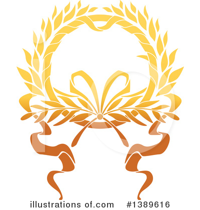 Royalty-Free (RF) Wreath Clipart Illustration by Vector Tradition SM - Stock Sample #1389616