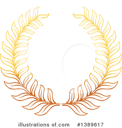 Royalty-Free (RF) Wreath Clipart Illustration by Vector Tradition SM - Stock Sample #1389617