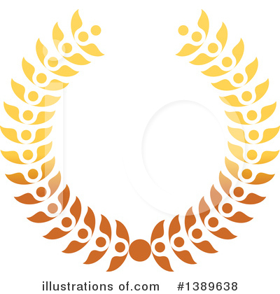 Royalty-Free (RF) Wreath Clipart Illustration by Vector Tradition SM - Stock Sample #1389638