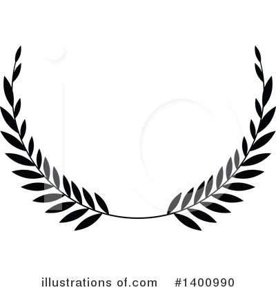 Royalty-Free (RF) Wreath Clipart Illustration by dero - Stock Sample #1400990