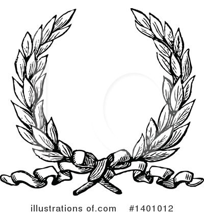 Laurel Wreath Clipart #1401012 by BestVector