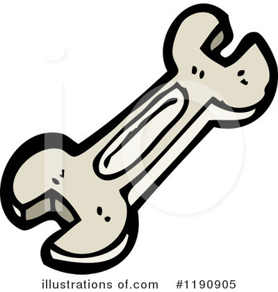 Royalty-Free (RF) Wrench Clipart Illustration by lineartestpilot - Stock Sample #1190905