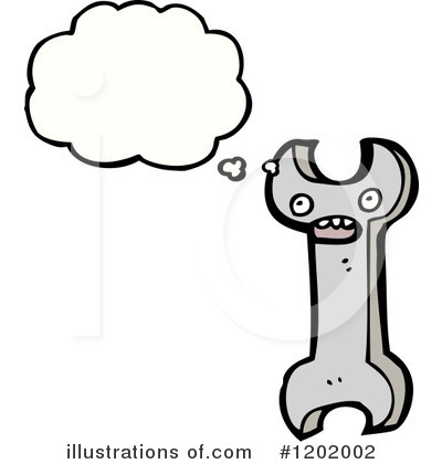 Royalty-Free (RF) Wrench Clipart Illustration by lineartestpilot - Stock Sample #1202002
