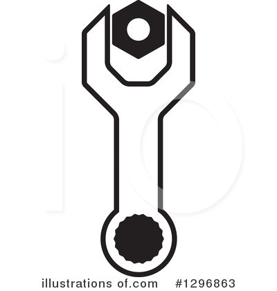 Royalty-Free (RF) Wrench Clipart Illustration by Lal Perera - Stock Sample #1296863