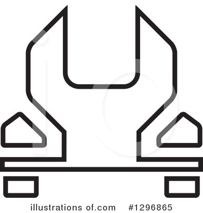 Royalty-Free (RF) Wrench Clipart Illustration by Lal Perera - Stock Sample #1296865