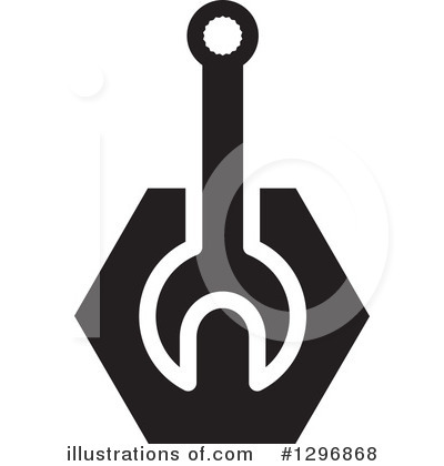 Royalty-Free (RF) Wrench Clipart Illustration by Lal Perera - Stock Sample #1296868