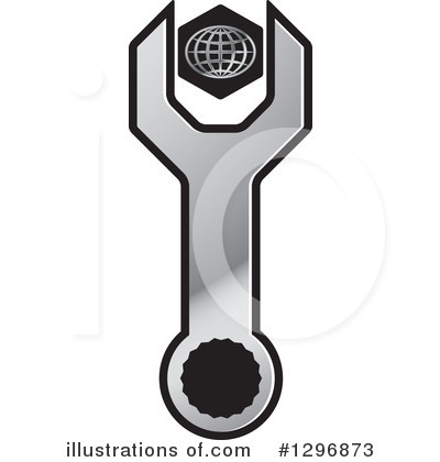 Royalty-Free (RF) Wrench Clipart Illustration by Lal Perera - Stock Sample #1296873