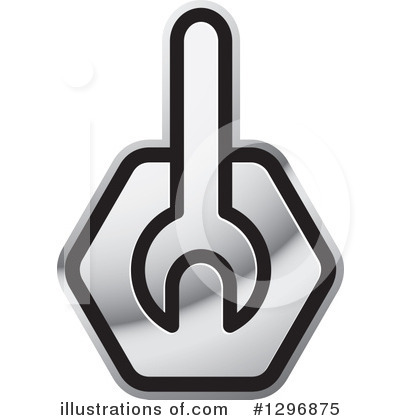 Royalty-Free (RF) Wrench Clipart Illustration by Lal Perera - Stock Sample #1296875