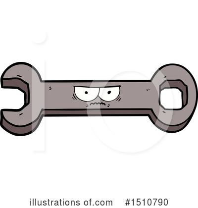 Royalty-Free (RF) Wrench Clipart Illustration by lineartestpilot - Stock Sample #1510790