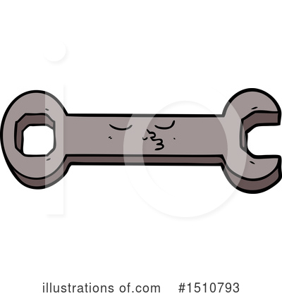 Royalty-Free (RF) Wrench Clipart Illustration by lineartestpilot - Stock Sample #1510793