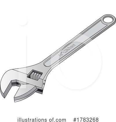 Royalty-Free (RF) Wrench Clipart Illustration by Lal Perera - Stock Sample #1783268