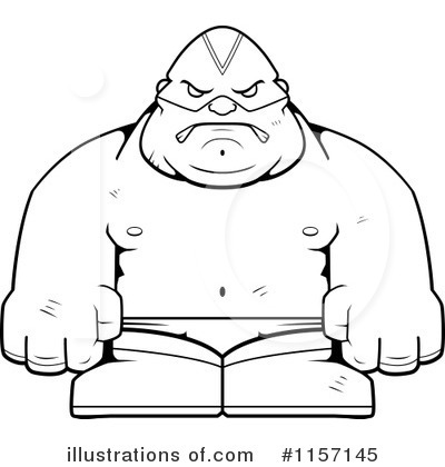 Royalty-Free (RF) Wrestling Clipart Illustration by Cory Thoman - Stock Sample #1157145