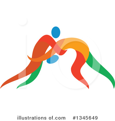 Wrestling Clipart #1345649 by patrimonio