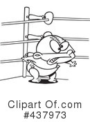 Wrestling Clipart #437973 by toonaday