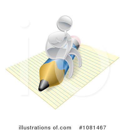 Royalty-Free (RF) Writing Clipart Illustration by AtStockIllustration - Stock Sample #1081467