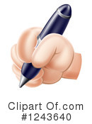 Writing Clipart #1243640 by AtStockIllustration