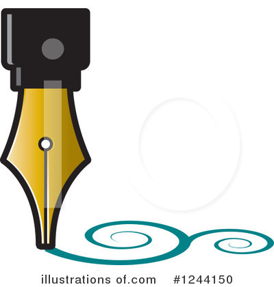 Royalty-Free (RF) Writing Clipart Illustration by Lal Perera - Stock Sample #1244150