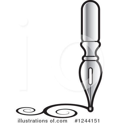 Royalty-Free (RF) Writing Clipart Illustration by Lal Perera - Stock Sample #1244151