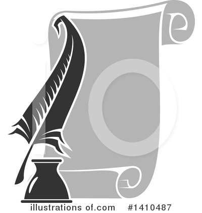Quill Clipart #1410487 by Vector Tradition SM